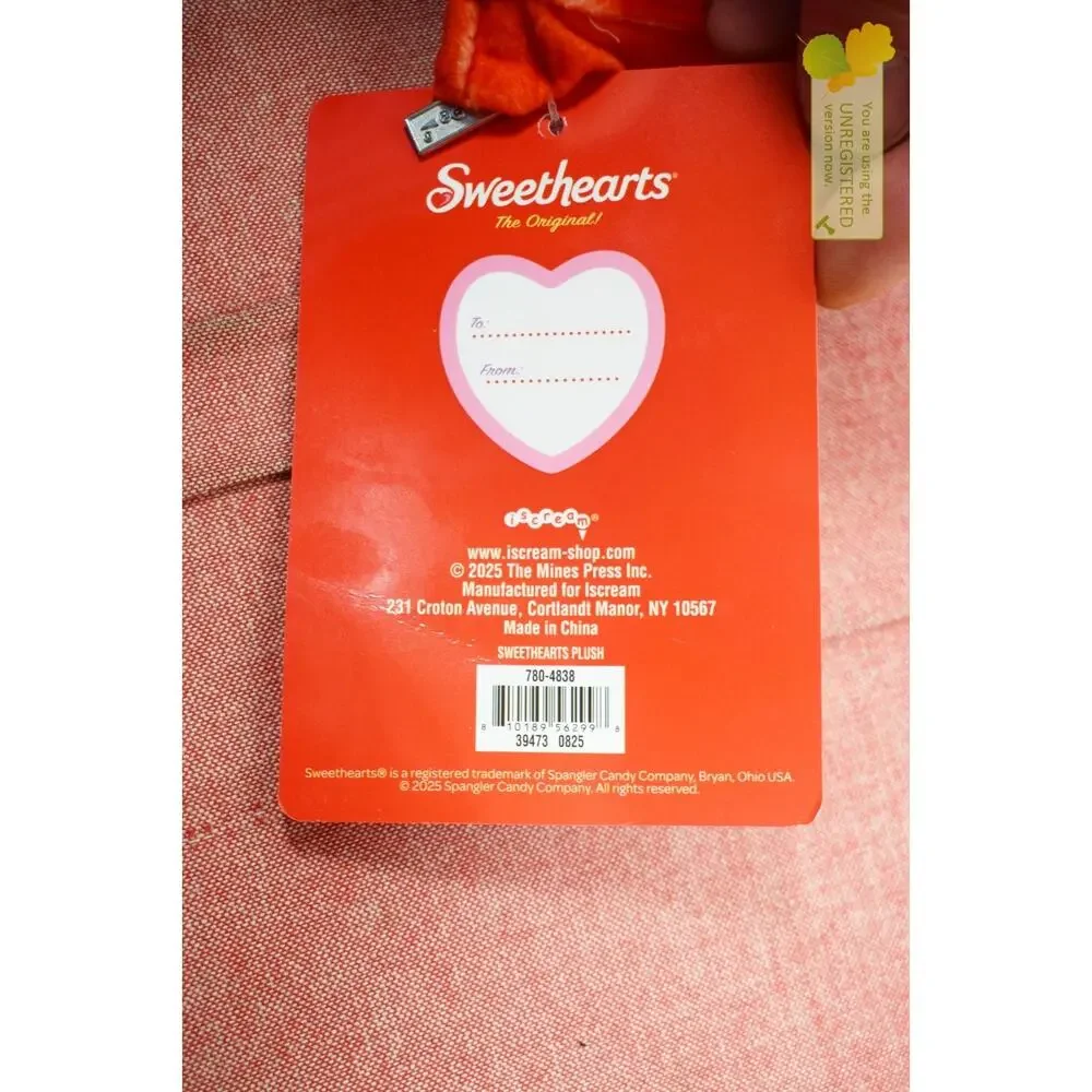 Iscream Sweethearts Packaging Stuffed Animal